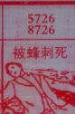 梦到被蜂刺死对应的排列五号码图示